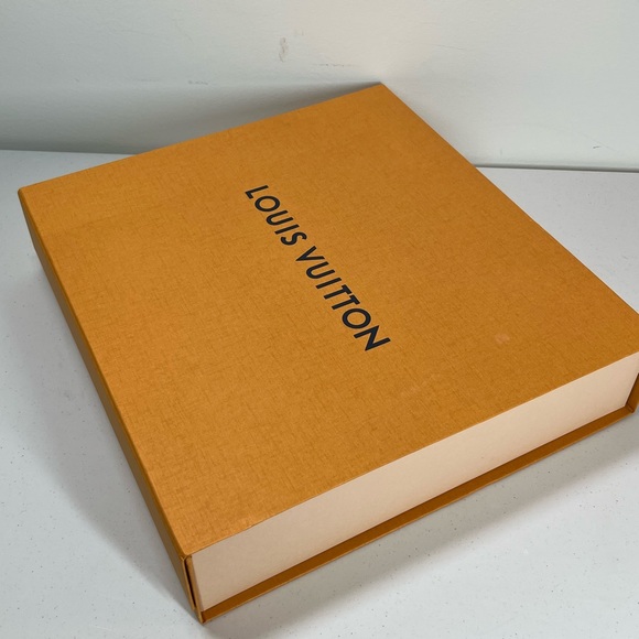 Louis Vuitton Empty Gift Box Magnetic 15” x 14” x 3.5" Neverfull Purse Storage - Picture 3 of 8